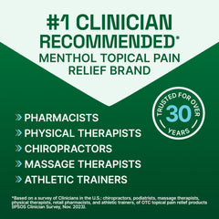Biofreeze gel for the neck provides cooling, soothing relief.