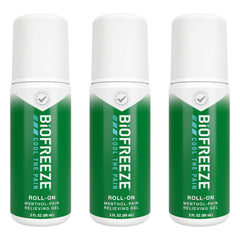 Biofreeze Roll-On knee pain relief providing targeted cooling during activity
