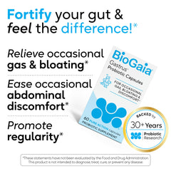BioGaia Gastrus graphic representing gut health balance and regularity potential.