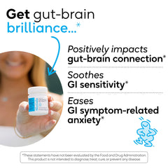 BioGaia Gastrus take-with-meal scene showing pills paired with meals for digestion support.