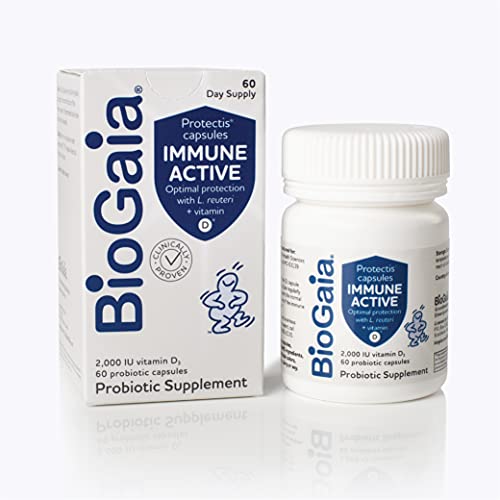 BioGaia Immune Active daily-use scene emphasizing convenient wellness support