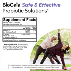 BioGaia Osfortis packaging front—60 capsules, 1 pack details