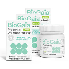 BioGaia Prodentis 3-pack bundle image shows convenient daily probiotic support.