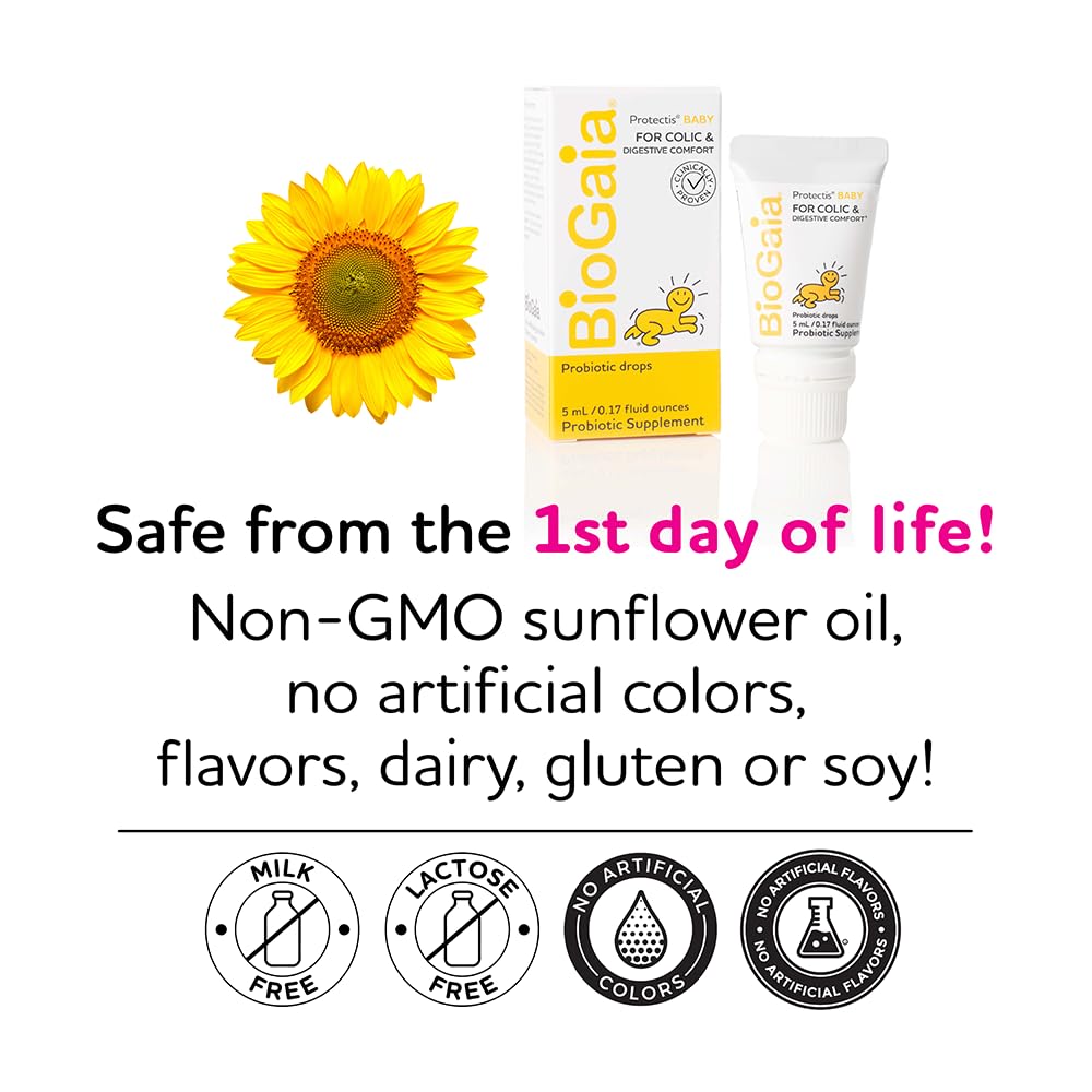 BioGaia Protectis baby drops 25-day supply box view, long-lasting readiness