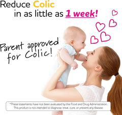 BioGaia Protectis baby drops drop dispensing closeup, supports gentle digestion