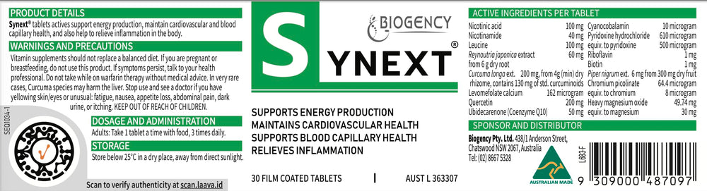 Biogency Synext bottle seals emphasize safety and daily use