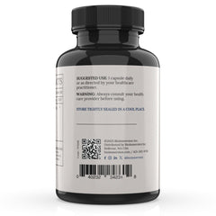 BioImmersion North American Blueberry Extract label confirms a clean vegan formula.
