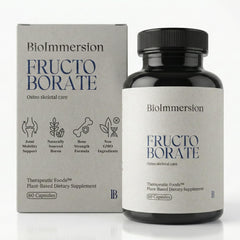 BioImmersion Fructo Borate bottle: vegan, non-GMO boron for daily mineral balance.