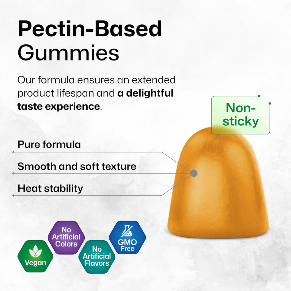 BIO KRAUTER CoQ10 Gummies vegan pectin base, non-GMO formula emphasis.