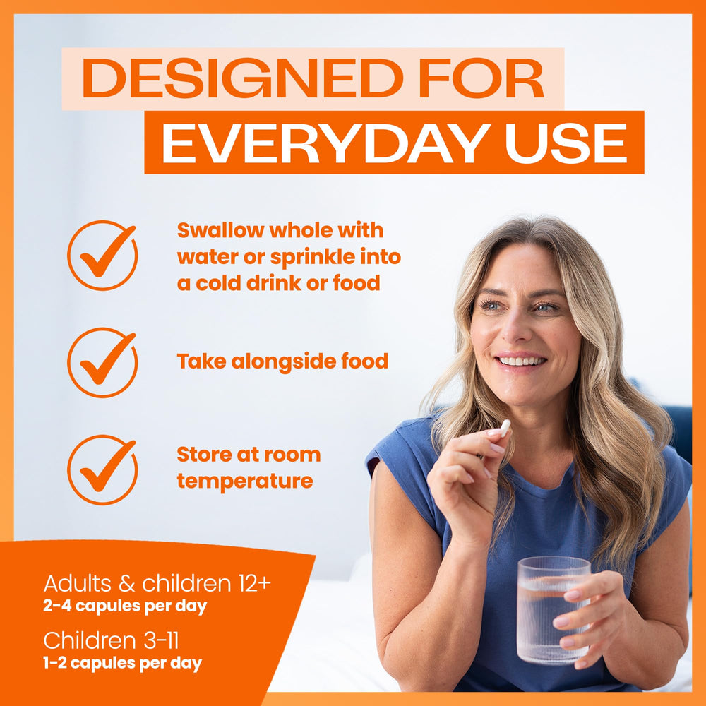 Bio-Kult Everyday travel-friendly packaging for on-the-go probiotic use.