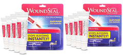 Biolife WoundSeal bottle dispensing powder to seal minor wounds quickly