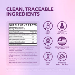 Bioligent saffron strands mood balance component in the blend.