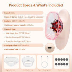 Biollor travel-ready cordless massager for on-the-go sessions.