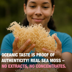 Biolore Elderberry sea moss gel texture ready to spread into meals