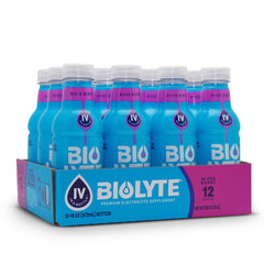 BIOLYTE mixed berry bottle for quick hydration on the go