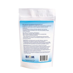 Biom Probiotics glutathione Setria suppository pack for rectal delivery and absorption