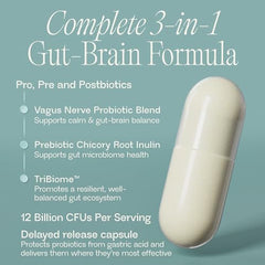 BIOMA Anti-Stress Probiotics label-view highlighting brand and product name.