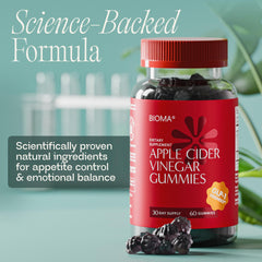 BIOMA ACV Gummies packaging front emphasizing quality