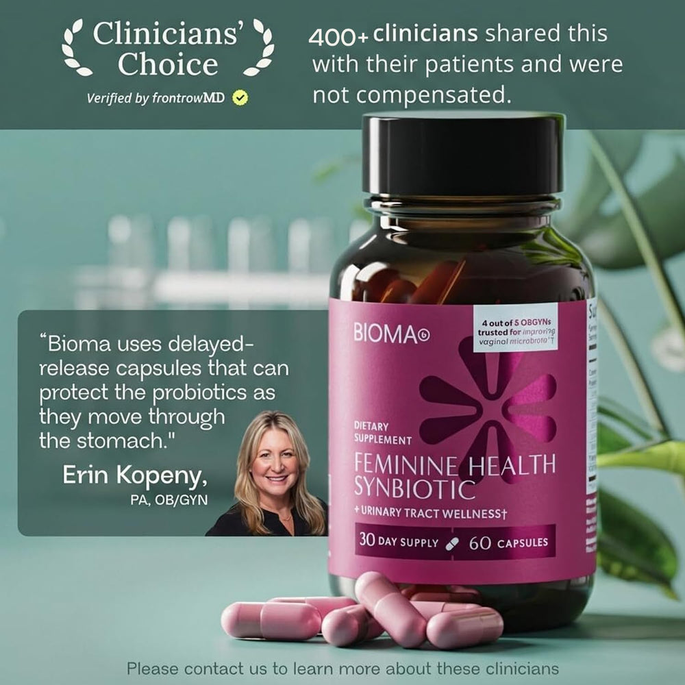 BIOMA Cranberry powder visual emphasizes urinary care support
