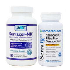 Biomedic Labs RX Serracor-NK bottle with 150 capsules for scar tissue support