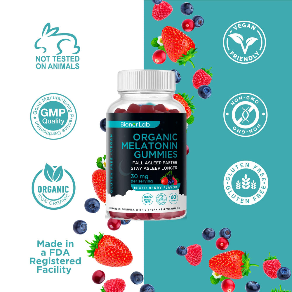 Gummies feature vegan-friendly ingredients for an ethical plant-based wellness option.