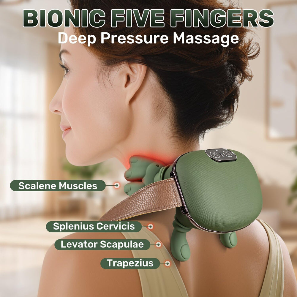 Bionic Heated Massager Master ergonomic hand-like design mimics a real palm.