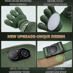 Bionic neck massager USB rechargeable for convenient power on the go.