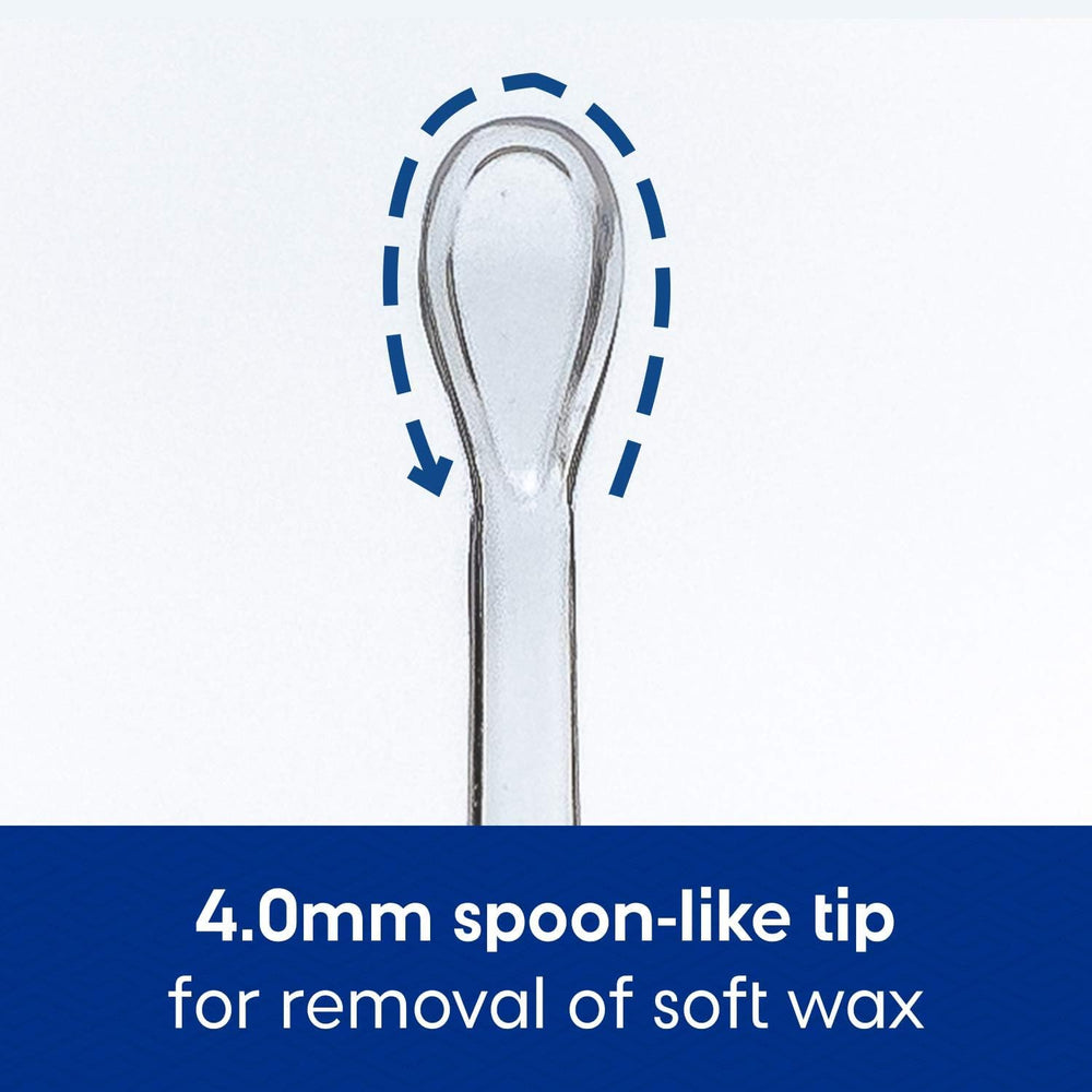 Flexible stainless steel curettes minimize discomfort during use.