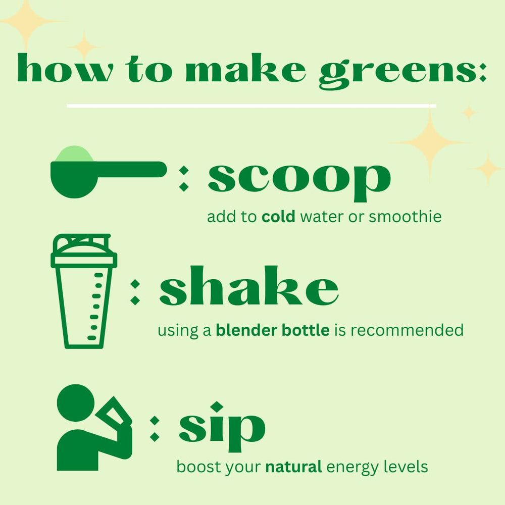 NanoGreens apple flavored drink in a glass for everyday greens