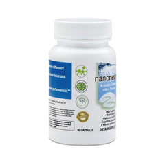 Biopharma Scientific NanoNeuro label detail highlights 600 mg NAC per capsule