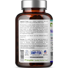 Biophix B-3 nicotinamide supplement scene in lifestyle context.