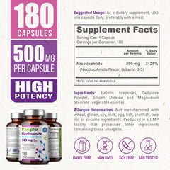 Biophix B-3 Nicotinamide two-pack boxes emphasizing value and skin support.