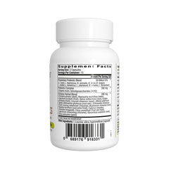 BiOptimizers Cognibiotics label close-up highlighting ingredients and memory-boosting potential