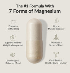 BIOptimizers seven-forms chart illustrating magnesium balance and energy support.