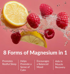BIOptimizers Magnesium Breakthrough label close-up highlighting magnesium forms for absorption.