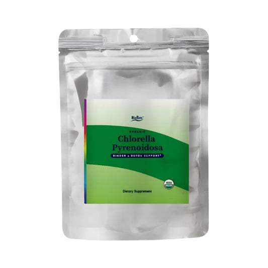 BioPure Chlorella Pyrenoidosa 400 tablets in bottle for daily cleanse support