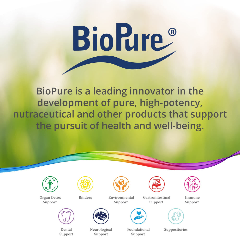 BioPure Chlorella vulgaris powder on a spoon, convenient daily addition.