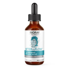 BIORAY After the Flow bottle with dropper for natural post-flow support.
