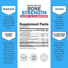 BioSchwartz Bone Strength third-party testing seal indicating quality assurance