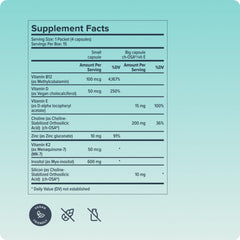 Biosil daily-use instruction graphic reminds consistent intake