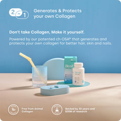 Biosil Healthy Aging daily-use reminder graphic shows morning and night dosing.