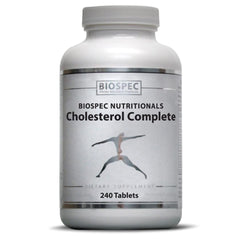 BIOSPEC NUTRITIONALS Cholesterol Complete bottle for daily cardiovascular support and balanced lipids.