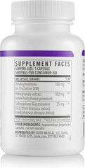 Biote DIM SGS+ closeup of ingredients indicating bioavailability details.