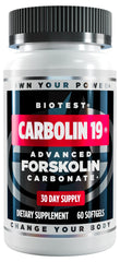 Biotest Carbolin 19 bottle front view for fat metabolism during workouts