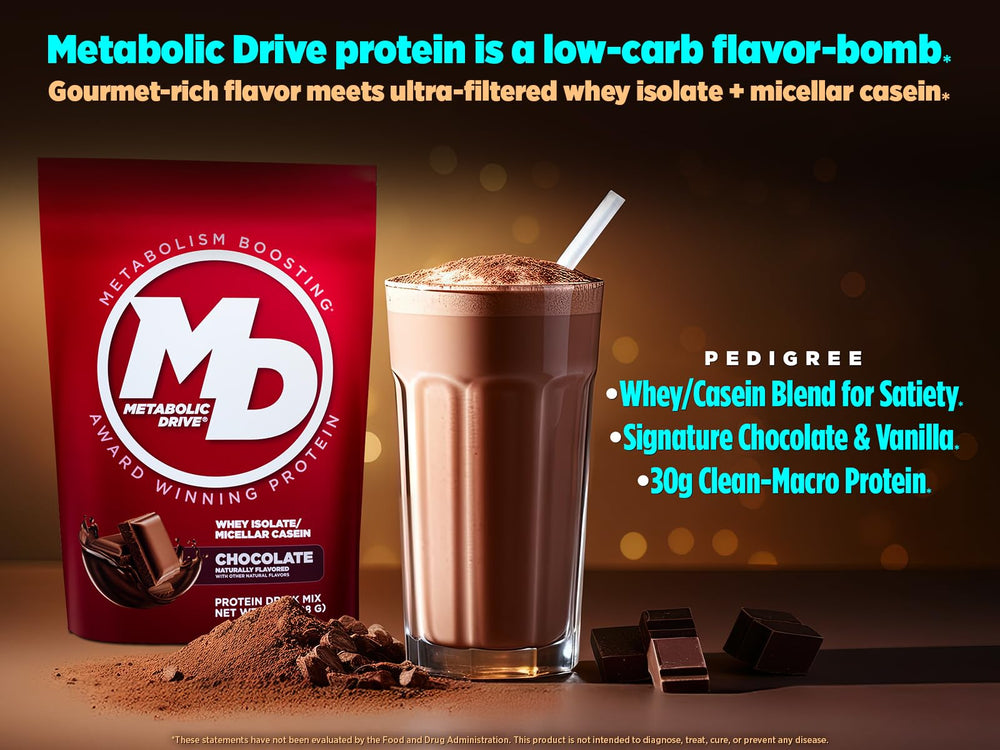 Biotest Metabolic Drive Protein Vanilla being stirred in a shaker for a creamy shake.