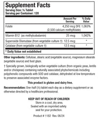 Biotics Research 5-MTHF Plus Forte capsules suggesting serotonin production and sleep support