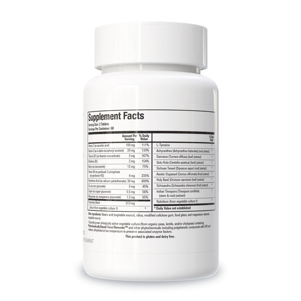 Biotics Research ADHS capsules close-up for convenient adrenal support.
