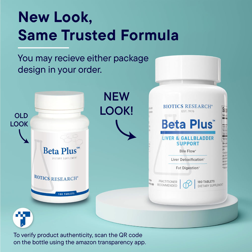 Biotics Research Beta-Plus made in USA label on packaging