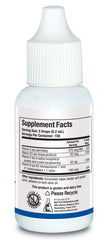 Biotics Research Bio ADEK Mulsion pour closeup illustrating simple dosing and rapid uptake.