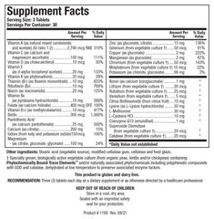 BIOTICS RESEARCH Bio Multi Plus emulsified fats support uptake of fat soluble vitamins